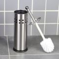 Brand New Stainless Steel Toilet Brush and Holder ROUND