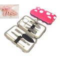 Travel 6-Piece Manicure Pedicure Kit Case 3 Colors Available