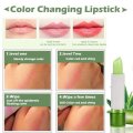 Set of 2 Aloe Vera Color Changing Lipstick 99% Soothing Moisture Lip Balm