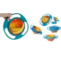 Universal Gyro Bowl that Never Spills! Baby Toddler 360 Rotate Non Spill Bowl