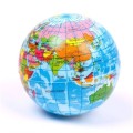 WORLD MAP EARTH GLOBE STRESS RELIEF BALL ATLAS GEOGRAPHY TOY