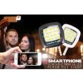 Popular Mini 16 LED Flash Fill Light Selfie Night Photo For Smartphone iPhone Black