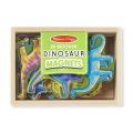 'Local Stock' Melissa & Doug 20 Piece Wooden Dinosaurs Magnets.Imported from USA