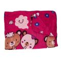 Baby Toddler Travel Soft Blanket Choose from Pink or Blue 150 x 110 cm