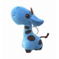 NEW Lovely Big Head Giraffe Soft Plush Baby Toy Keychain Yellow, Pink or Blue