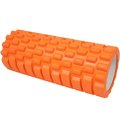 Orange Textured Exercise Yoga Foam Roller for Gym Pilates Physio Trigger Point