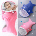 Special--Infant Baby Newborn Sleeping Bag Shark Swaddle Blanket Stroller Wrap Sleep Sack