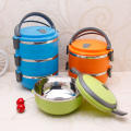 Triple Layer Stainless Steel Lunch Box