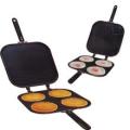 Four Hole Mold Pan for Omelettes Pancakes Breakfast