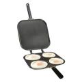 NEW Pancake Maker Pan Four Hole Mould Pan Omelettes