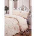 12pc Solid Cream Queen Comforter Set