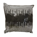 Home Decor Sparkle Soft Cushion - Purple and Silver