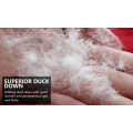 100% Duck Feather White Duvet with Two Pillow Cases