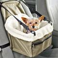 Pet Booster Seat Dog Car Safety Leash Belt Adjustable Travel Carrier
