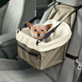 Pet Booster Seat Dog Car Safety Leash Belt Adjustable Travel Carrier