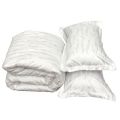 100% Duck Feather White Duvet with Two Pillow Cases
