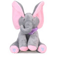 Plush Toy peek-a-boo Musical Talking & Singing Stuffed Elephant Toy