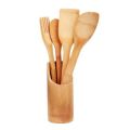 5pcs Bamboo Kitchen Cooking Tools Utensils Set Spatulas Spoons