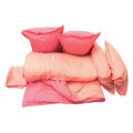 6 Piece Queen Size Pink Bed-Spread Set - Includes Comforter Cover, Bed Sheet and Pillows Covers