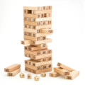 54pcs Wooden Stacking and Balancing Wiss Game Toy - Numbers