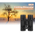 Outdoor 8X21 100m/1000m Folding Roof Prism Binocular for Hunting Hiking