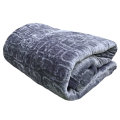 Super Soft 3 PLY HEAVY Quality Mink & Embossed Blanket - Dark Grey