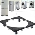 Adjustable Washing Machine Refrigerator Stand with 360° Wheels