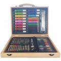 68 piece Kids Art Set in Wooden Box- Art Supplies for Drawing and Painting