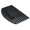 Anti-Slip Durable Heavy Duty Rubber Welcome Doormat: Black (80x50cm)