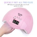 48W SUN Five Nail Curing Drying Lamp with Infrared Sensing Auto on Function