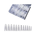 100 Piece Extra-Long Full Cover Nail Tips - Clear