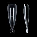 120 Double Polygel Nail Forms for Nail Extension Full Cover Stiletto