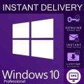 Microsoft Windows 10 Pro (Professional Edition, 32/64 bit) Genuine License Activation Key