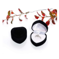 CLEARANCE SALE!!! 50% OFF Black Heart Shaped Ring Storage Box