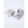 CLEARANCE SALE!!! Grey Square Shaped Ring Storage Box