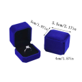 CLEARANCE SALE!!! 50% OFF Blue Square Shaped Ring Storage Box