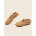 CLEARANCE SALE!!! 60% OFF khaki colour Ballet Canvas Slippers Shoes -  SA  girls` SIZE 2
