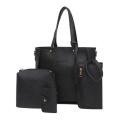 4pcs/set Women Leather Handbag Ladies Shoulder Tote Purse Satchel Messenger Bags