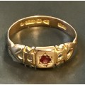 Antique 15ct gold ring (1714 Chester)