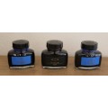 Parker Quink - Fountain Pen Ink Refills x3 - all for one bid !!