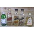 Miniature Whisky / Gin Bottles