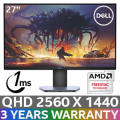 DELL S2719DGF 27` QHD (2560 x 1440) Gaming Monitor / 155Hz Refresh Rate At Overclock