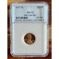1977 Graded Proof-70 Lincoln Penny, 1 cent
