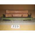 Lionel 3461 - Automatic dumper with logs - Rare Green Colour - "O"-"027"