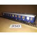 Marklin 4051 - DB Blue 1st Class Passenger Coach - All metal "HO"