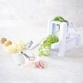 A spiralizer  it's  A kitchen  tool that easily makes noodles out of vegetable.