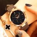 1 piece starry women wamen brand crystal wriswatch ladies females clock watch  colour brown