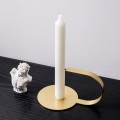 Gold Brass Candle Holder