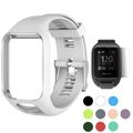 Watch Strap TomTom Runner 2 3/Spark/Spark 3/Golfer 2/Adventurer + Screen Protectors WHITE