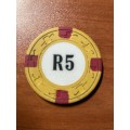 Casino chip R5 Swaziland
